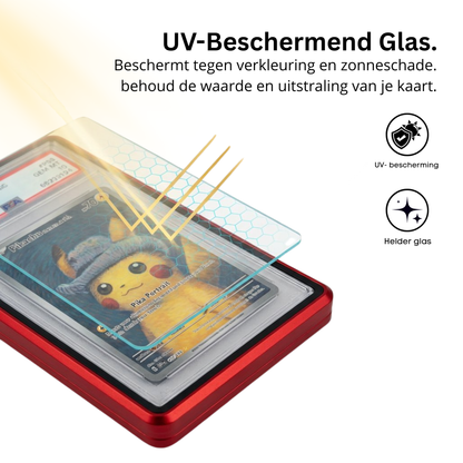 Premium Kaarthouder voor PSA/CGC Slabs Zilver